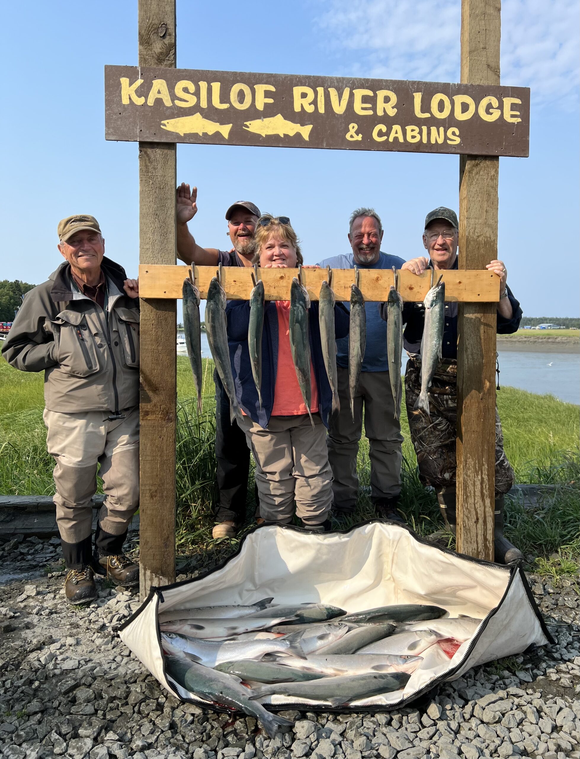 kasilof fish display