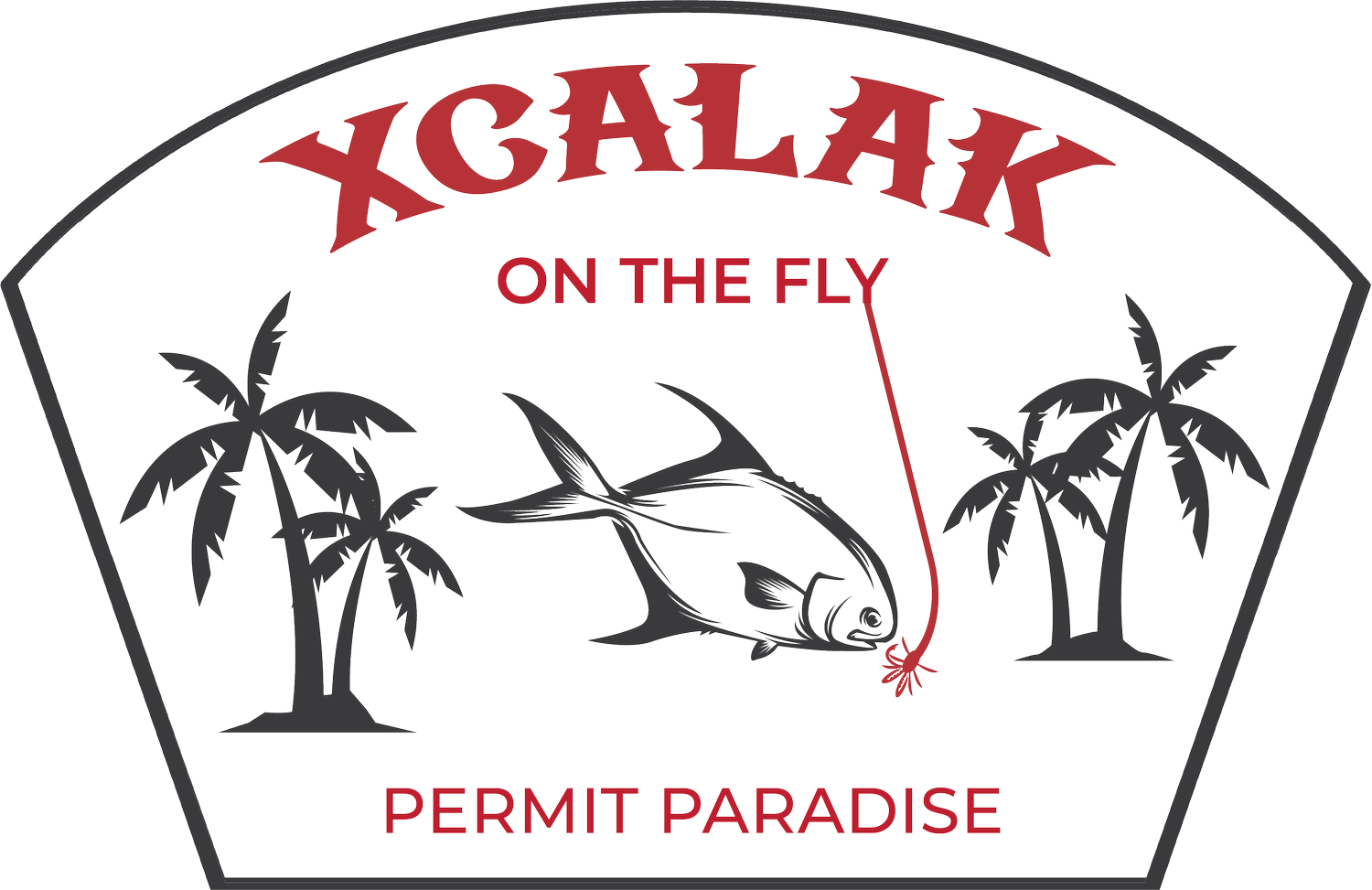 xcalak on the fly logo